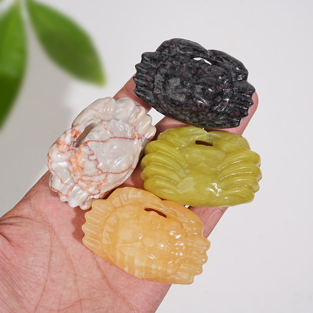Natural Crystal Carving Lovely Crab