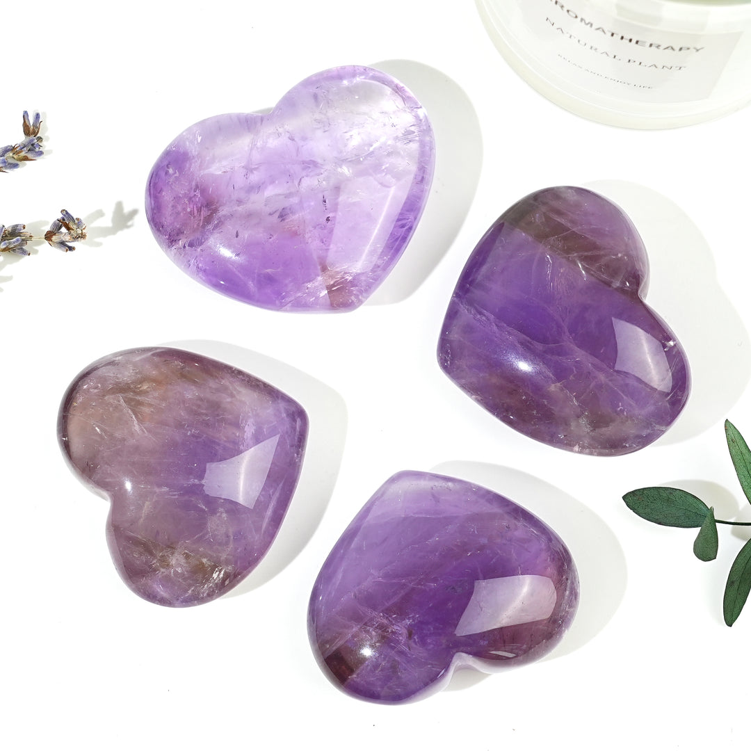 Natural Ametrine Heart