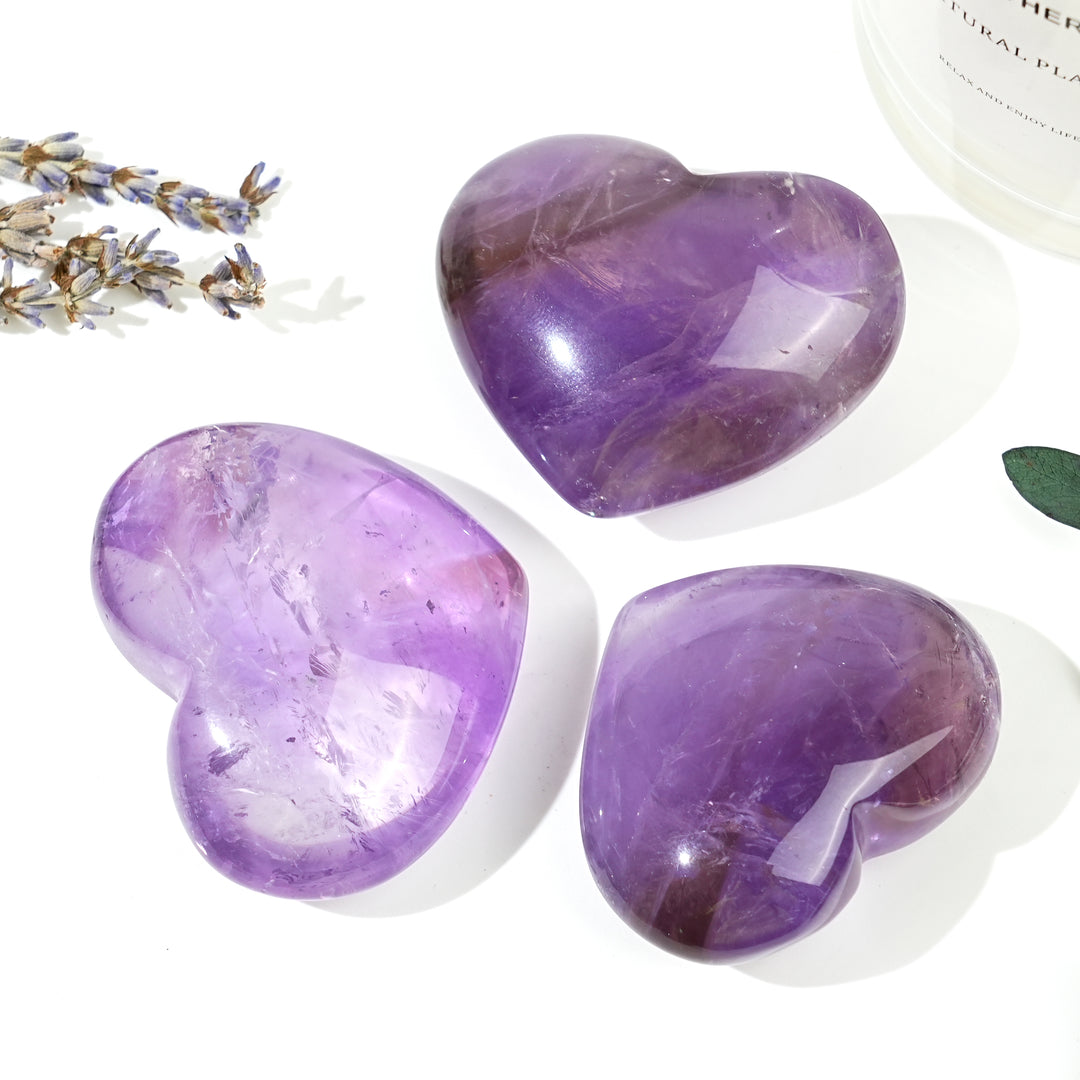 Natural Ametrine Heart