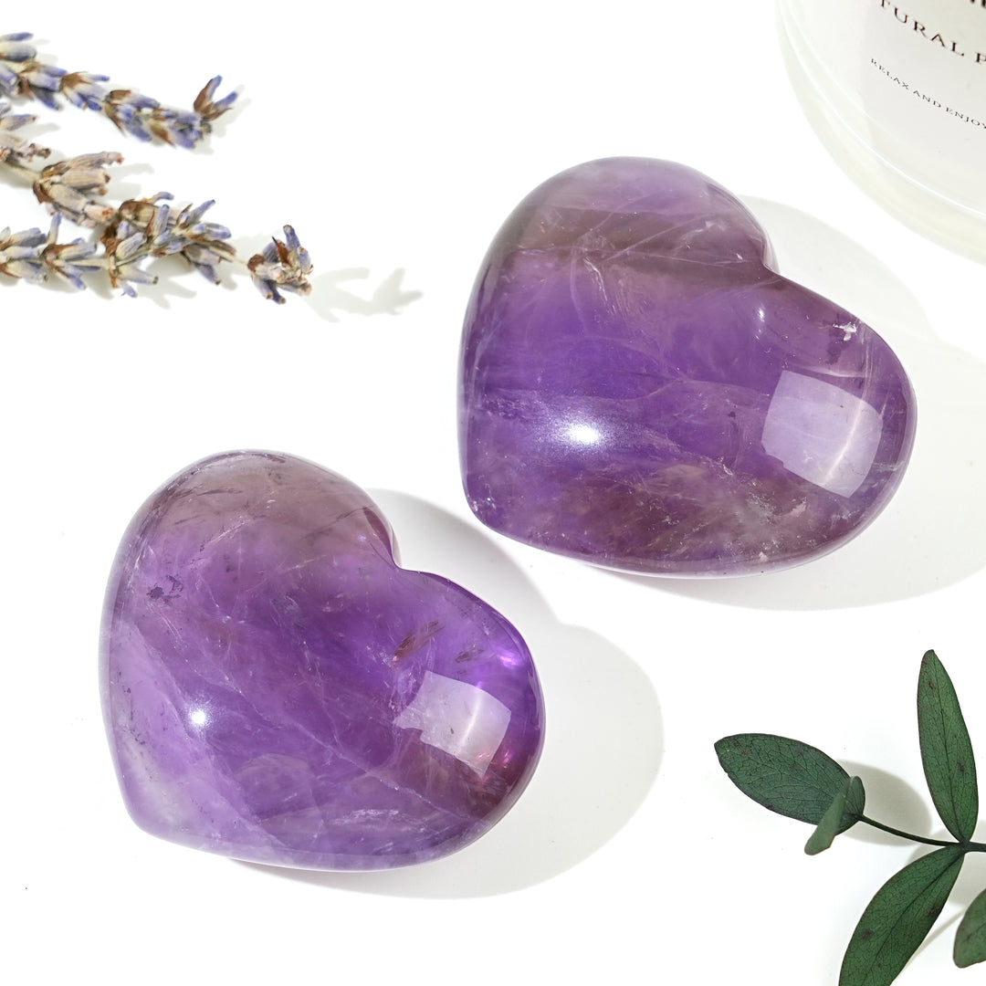 Natural Ametrine Heart