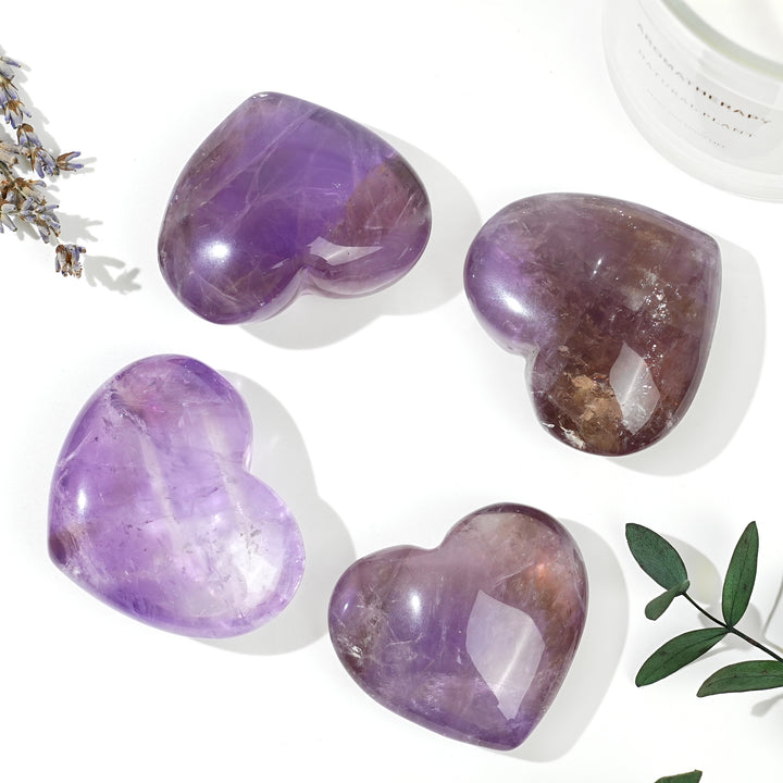 Natural Ametrine Heart