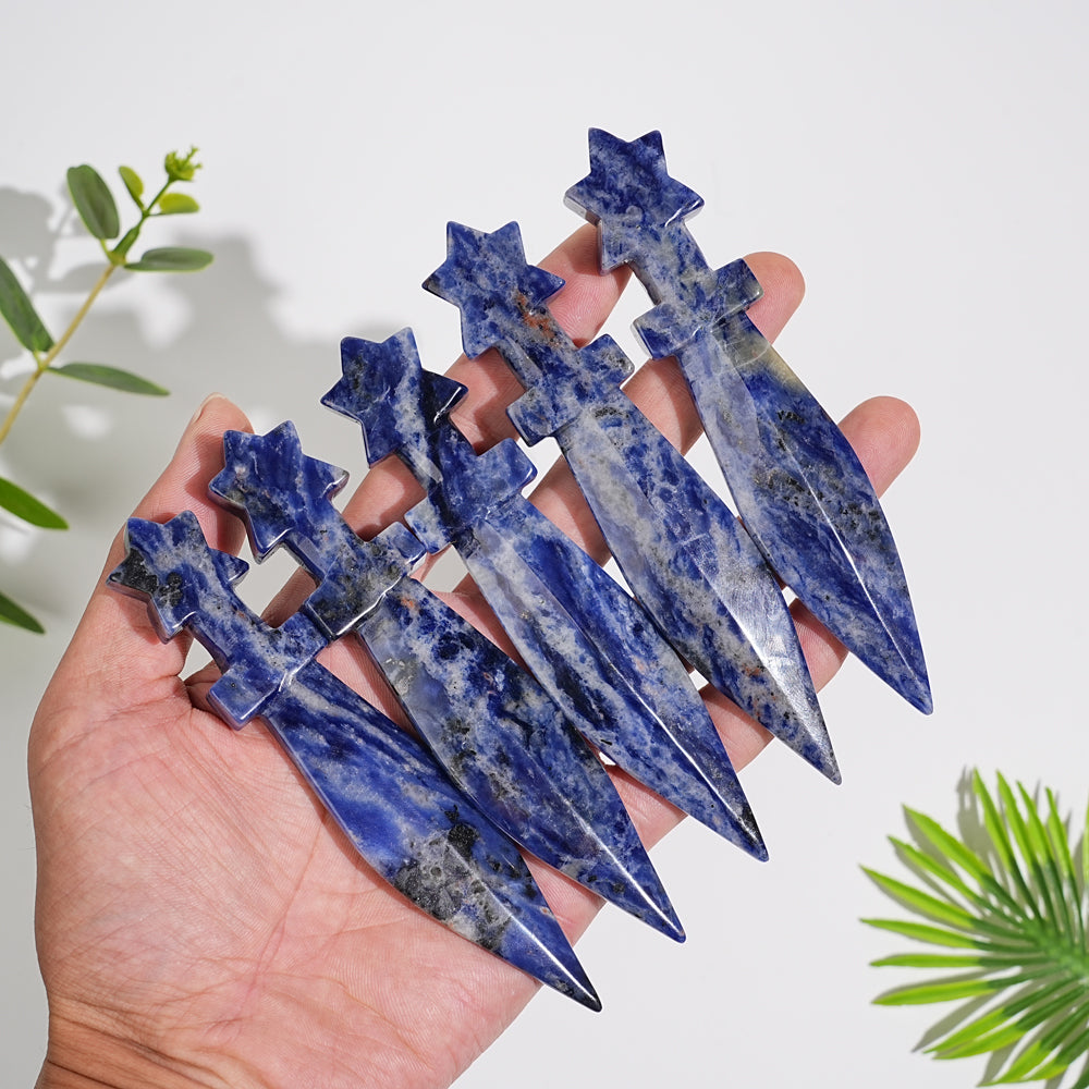 Natural Crystal Carving Dagger