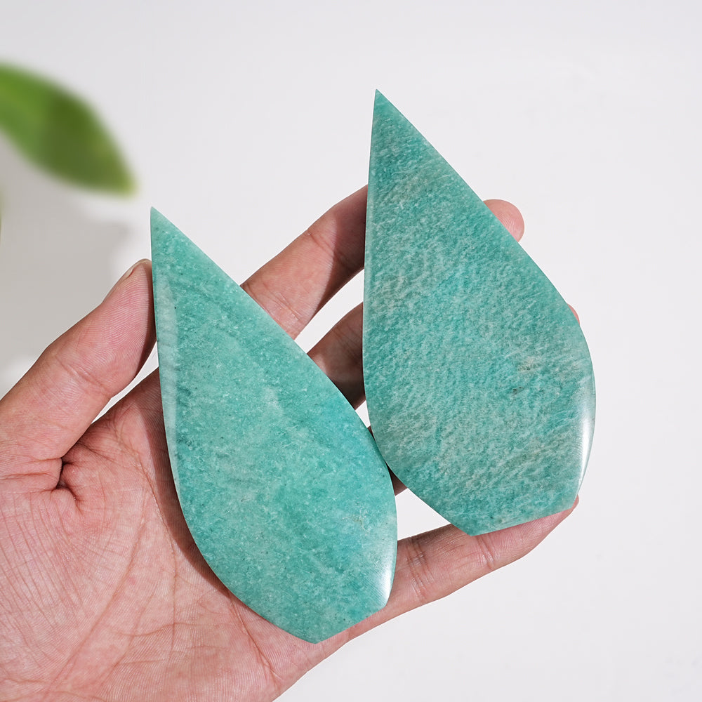 Natural Crystal Amazonite Teardrop