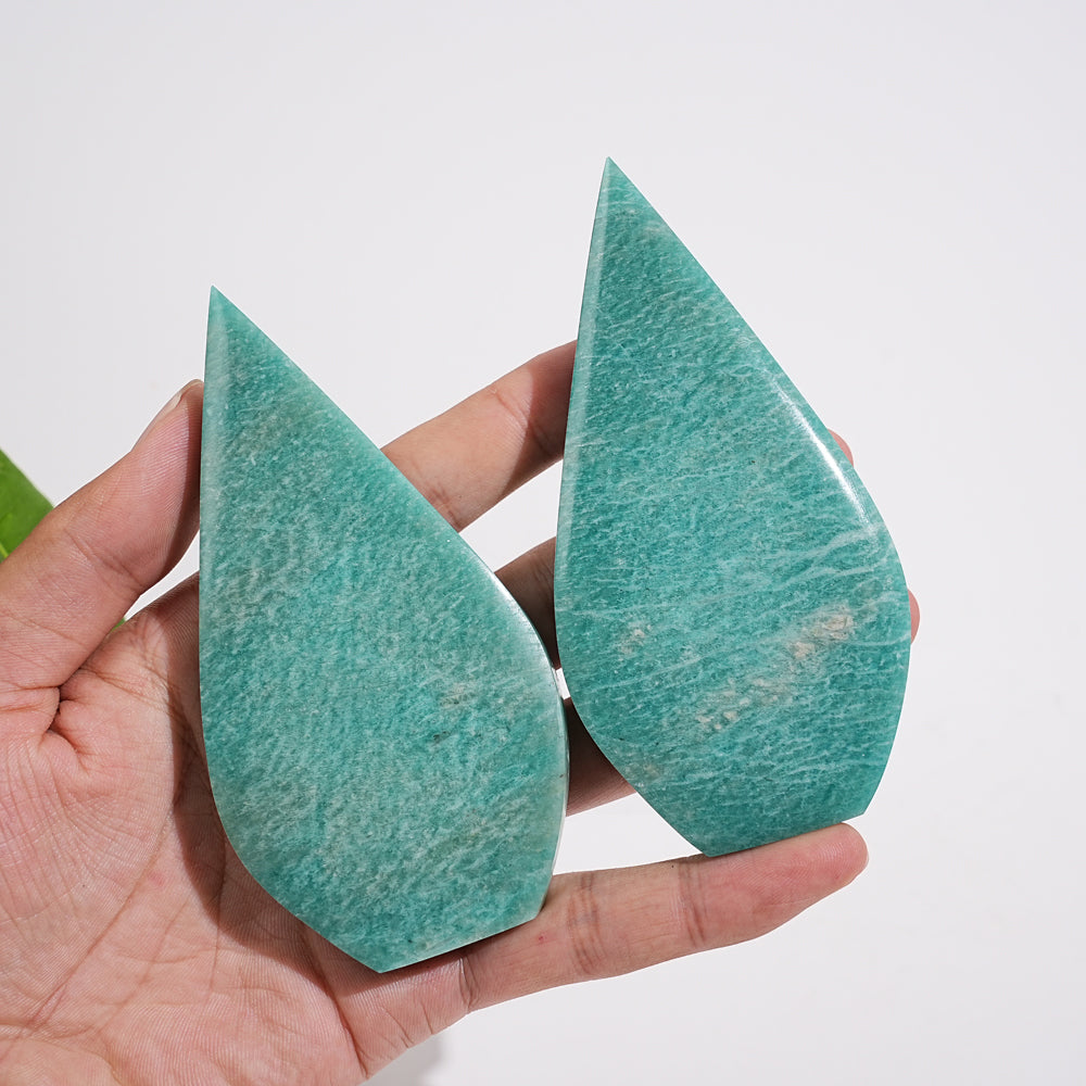 Natural Crystal Amazonite Teardrop