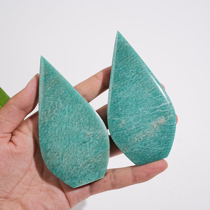 Natural Crystal Amazonite Teardrop