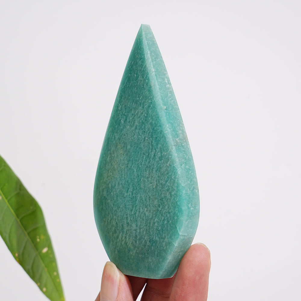 Natural Crystal Amazonite Teardrop