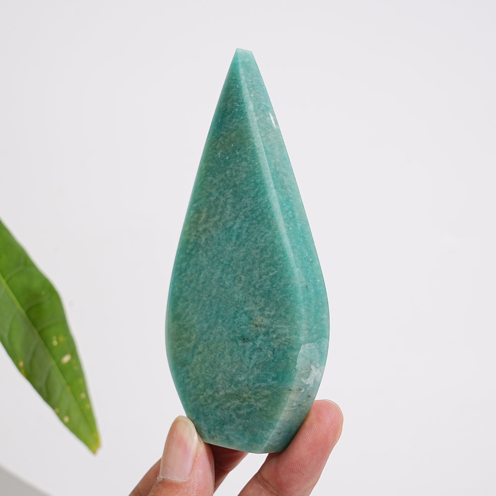 Natural Crystal Amazonite Teardrop
