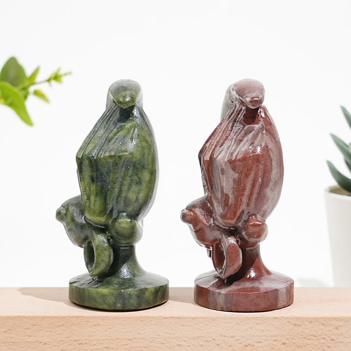 Natural Crystal Carving Moon Bat