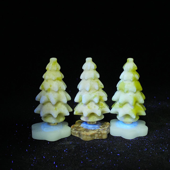 Natural Crystal Rotatable Christmas Tree