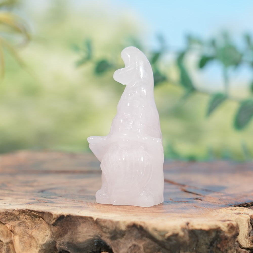 Natural Crystal Carving Gnome Wizard
