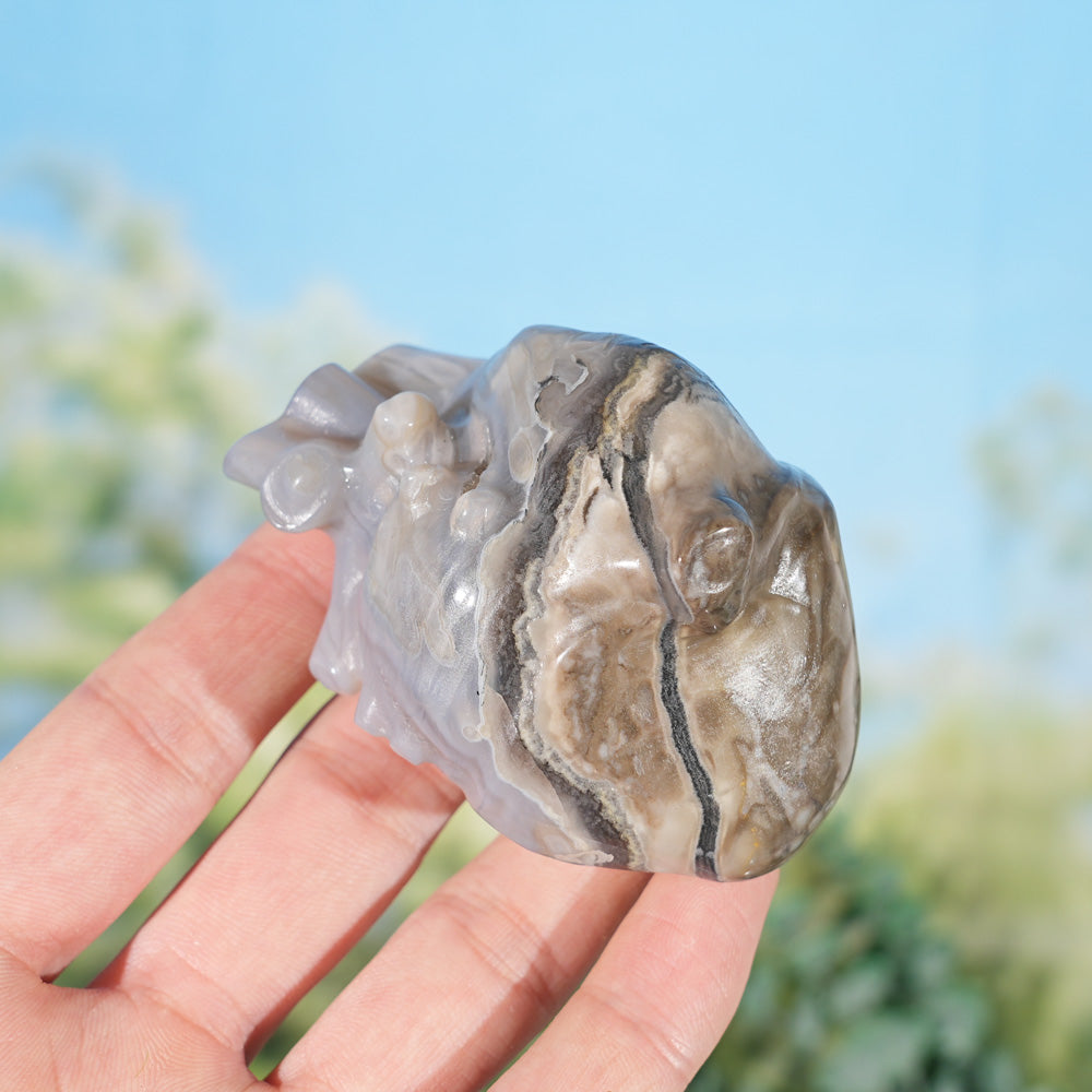 Natural Crystal Carving Heart