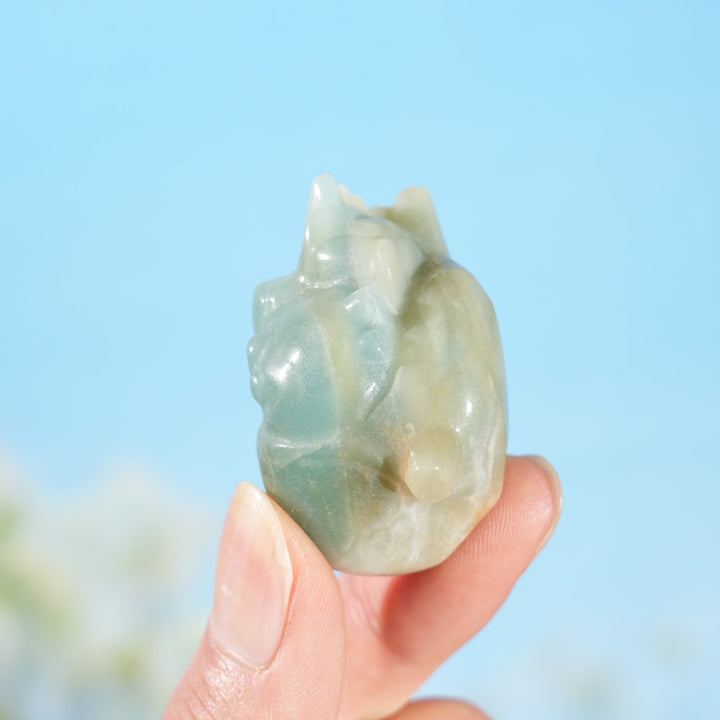 Natural Mini Crystal Carving Heart