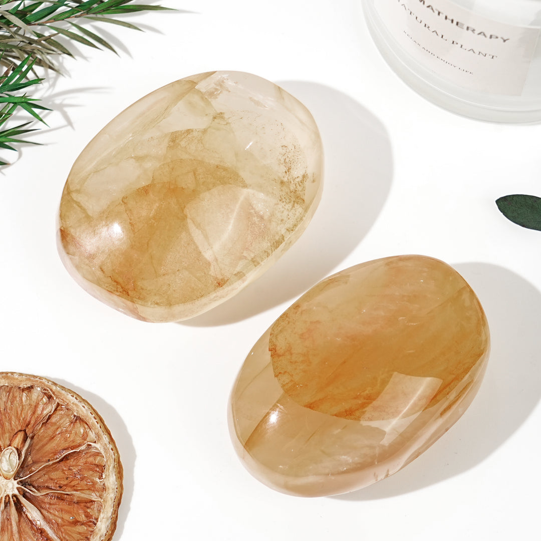 Natural Golden Healer Palm Stone