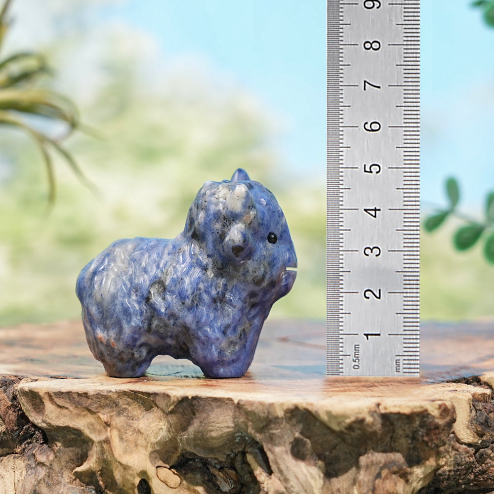 Natural Crystal Carving Highland Cow