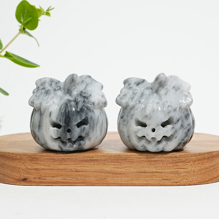 Natural Crystal Carving Hollow Pumpkin