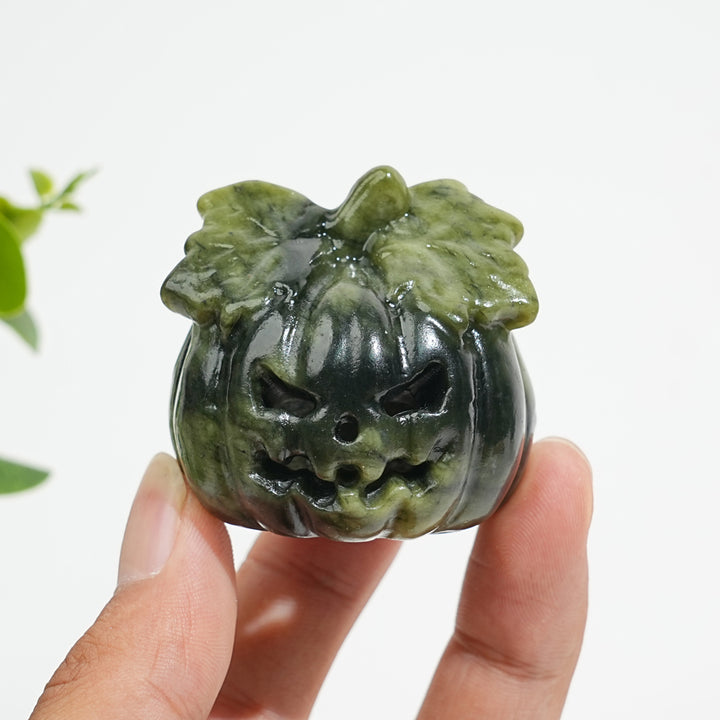 Natural Crystal Carving Hollow Pumpkin