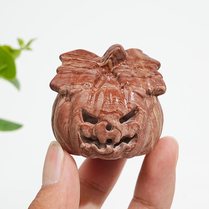 Natural Crystal Carving Hollow Pumpkin