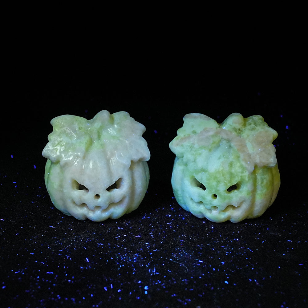 Natural Crystal Carving Hollow Pumpkin