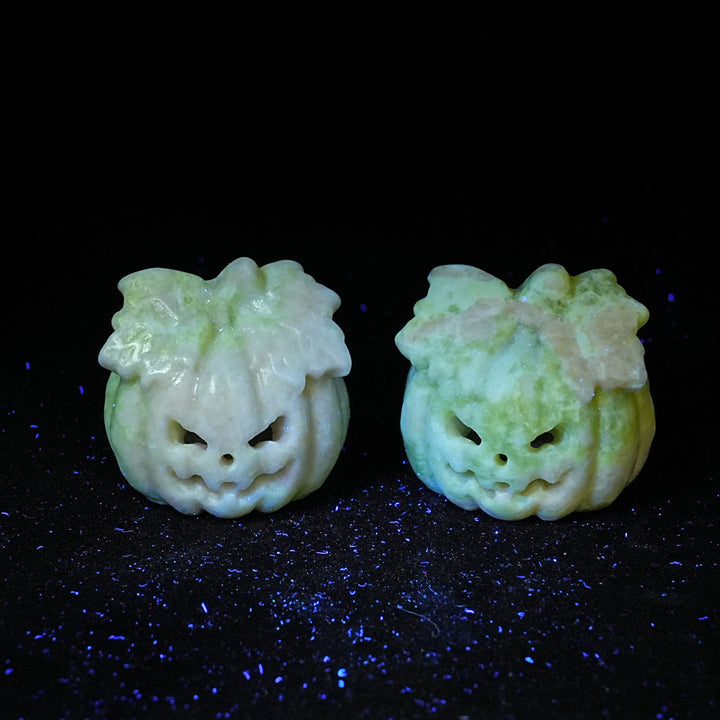 Natural Crystal Carving Hollow Pumpkin