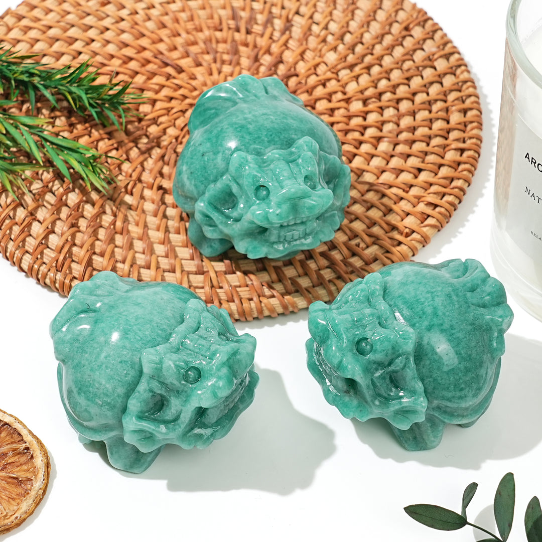 Natural Amazonite Dragon Turtle