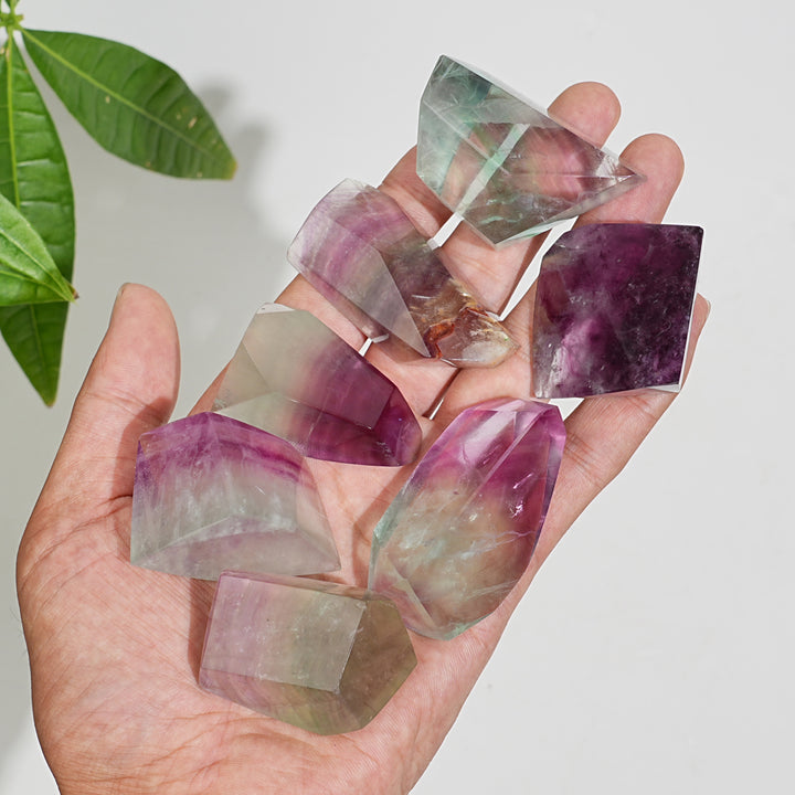Natural Crystal Fluorite Freeform