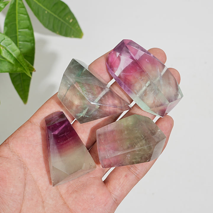 Natural Crystal Fluorite Freeform