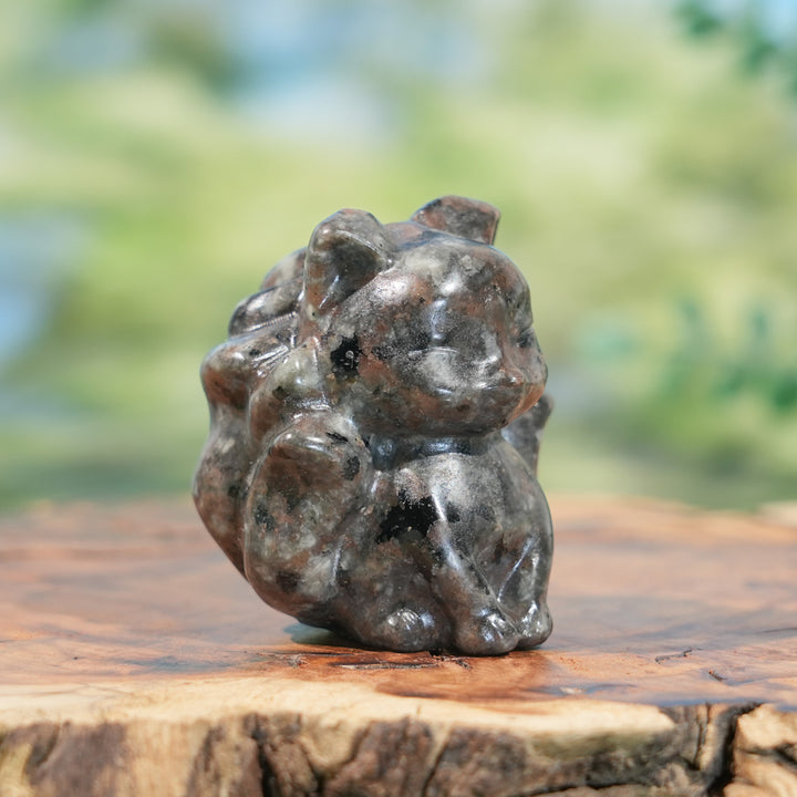 Natural Crystal Nine-Tailed Fox