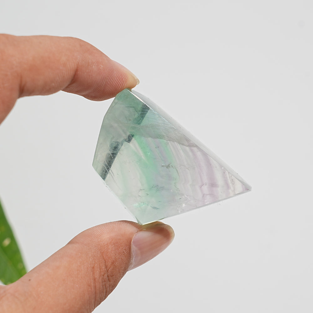 Natural Crystal Fluorite Freeform