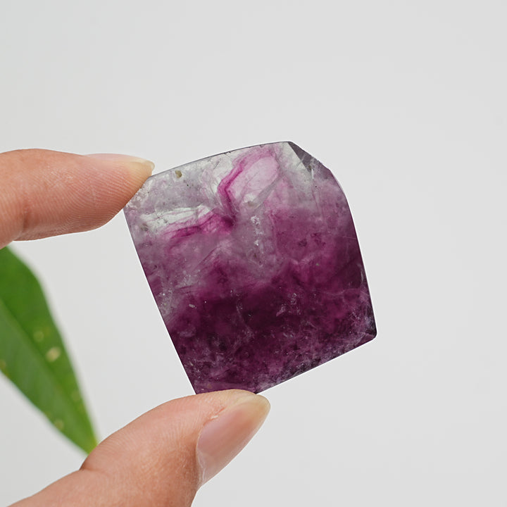 Natural Crystal Fluorite Freeform