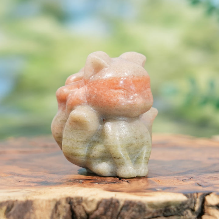 Natural Crystal Nine-Tailed Fox