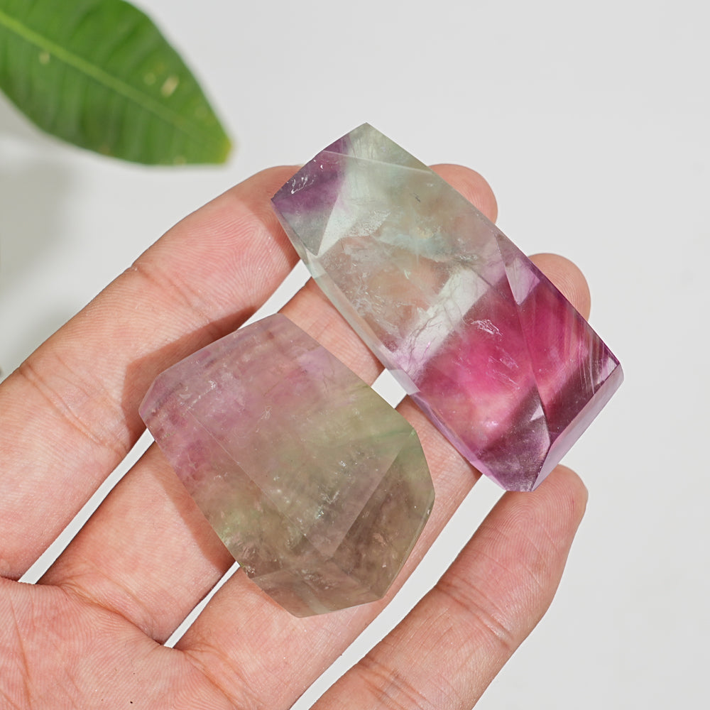 Natural Crystal Fluorite Freeform