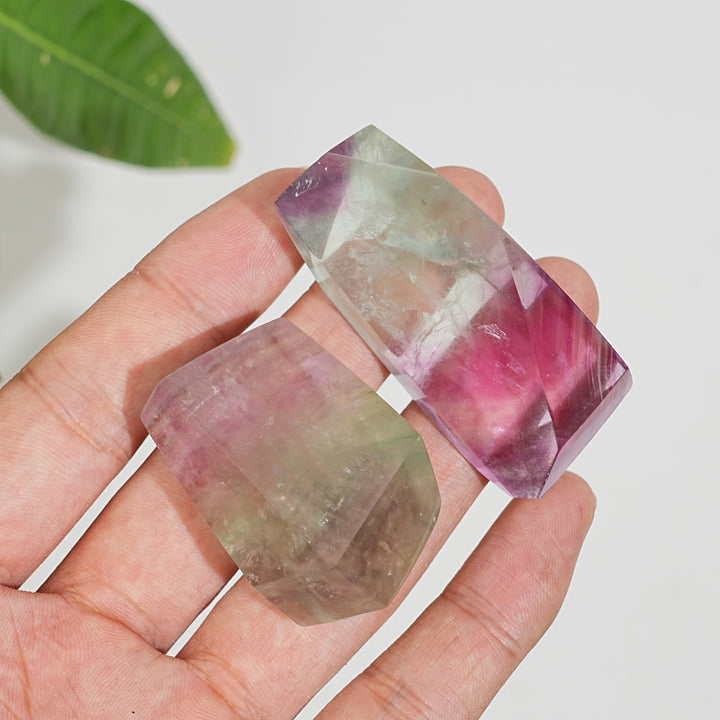 Natural Crystal Fluorite Freeform