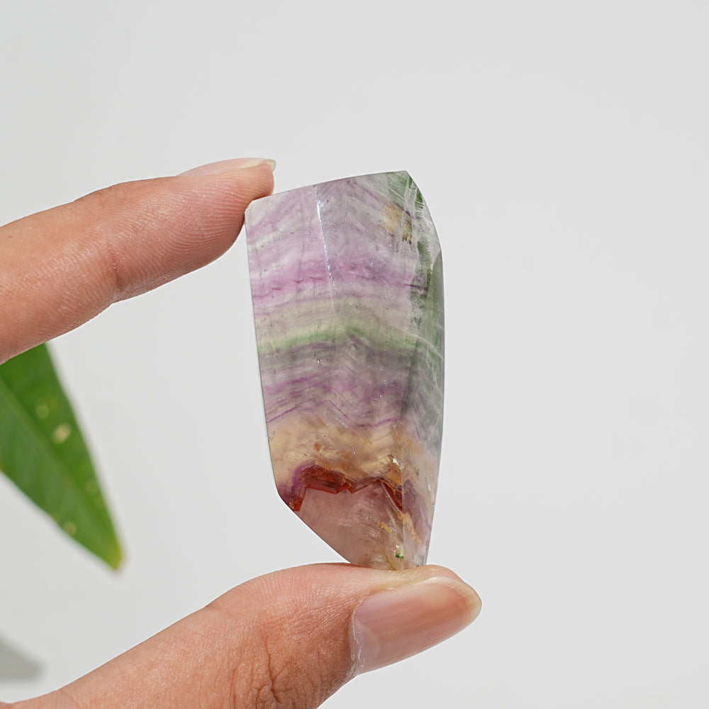 Natural Crystal Fluorite Freeform
