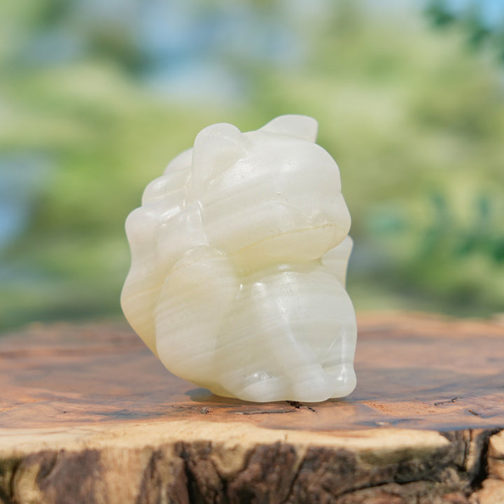 Natural Crystal Nine-Tailed Fox