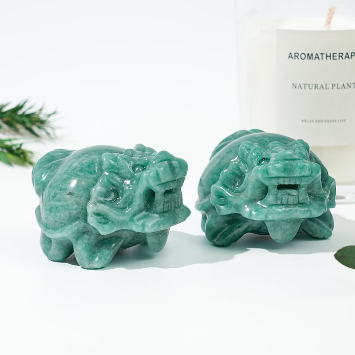 Natural Amazonite Dragon Turtle