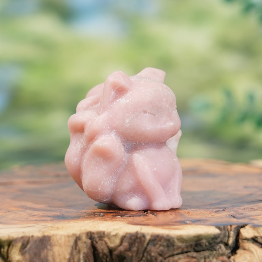 Natural Crystal Nine-Tailed Fox