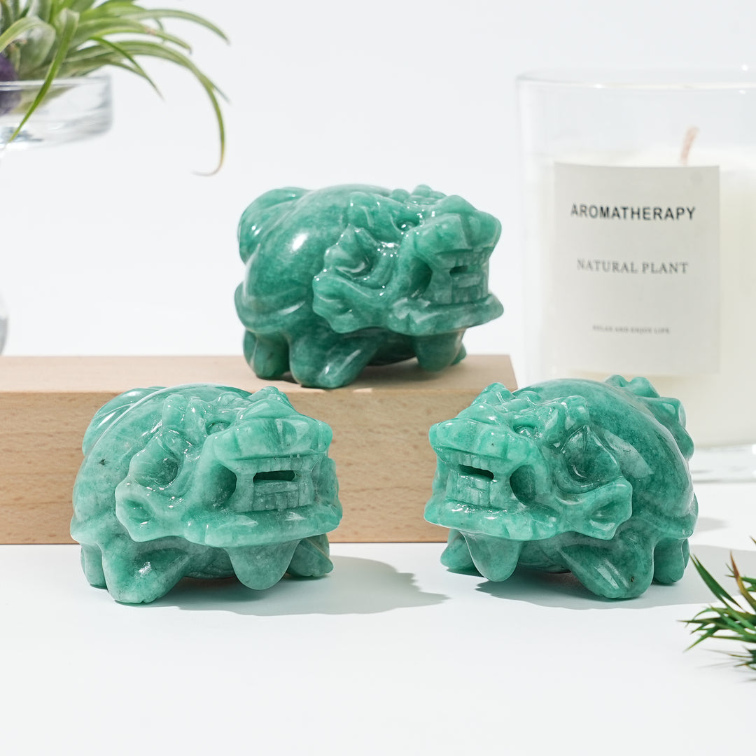 Natural Amazonite Dragon Turtle