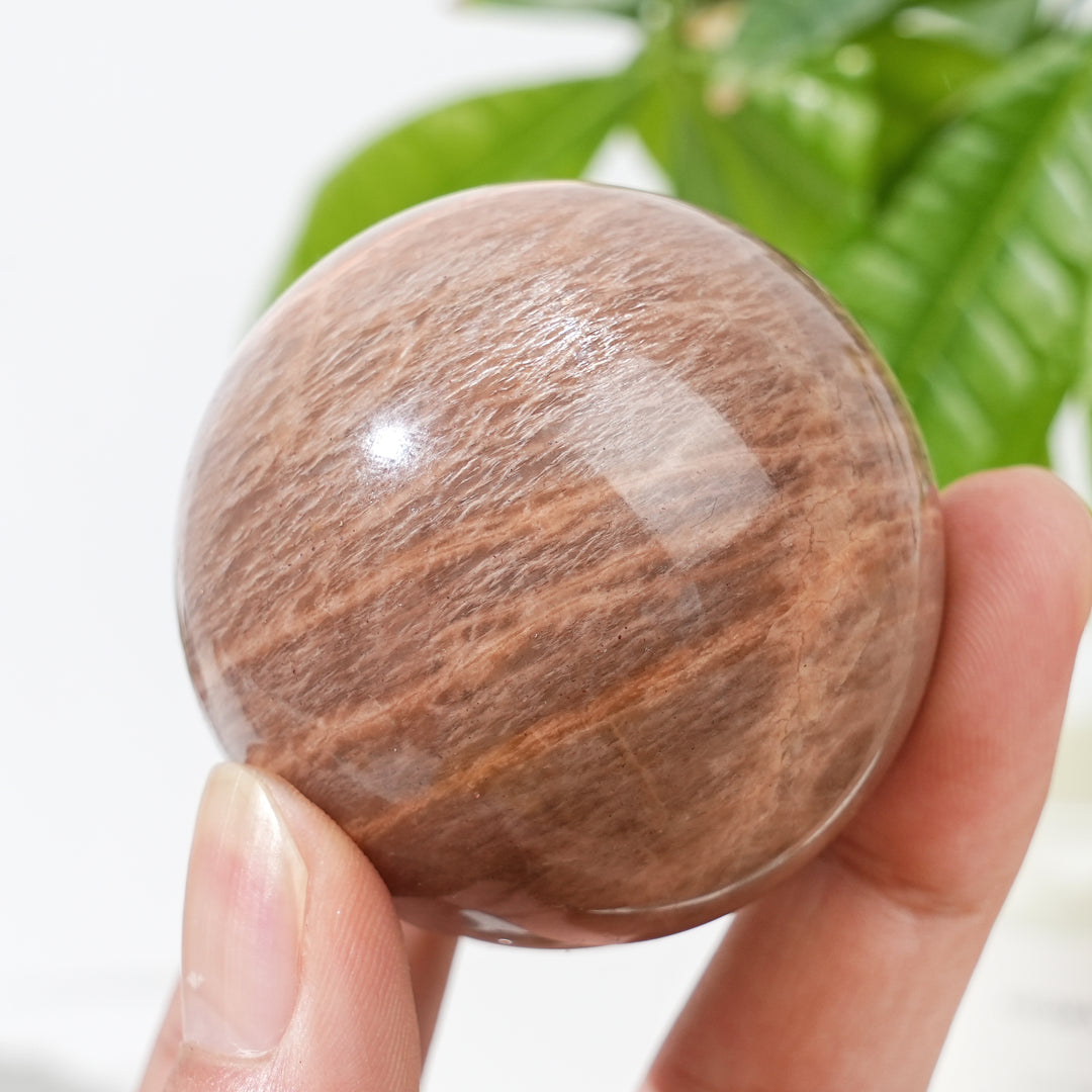 Natural Sunstone-Moonstone Sphere