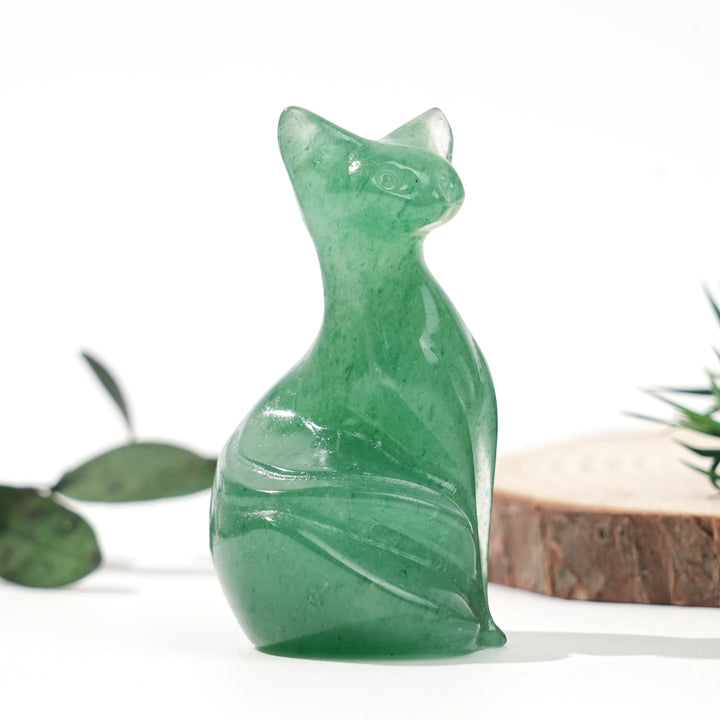 Natural Crystal Pixel Cat