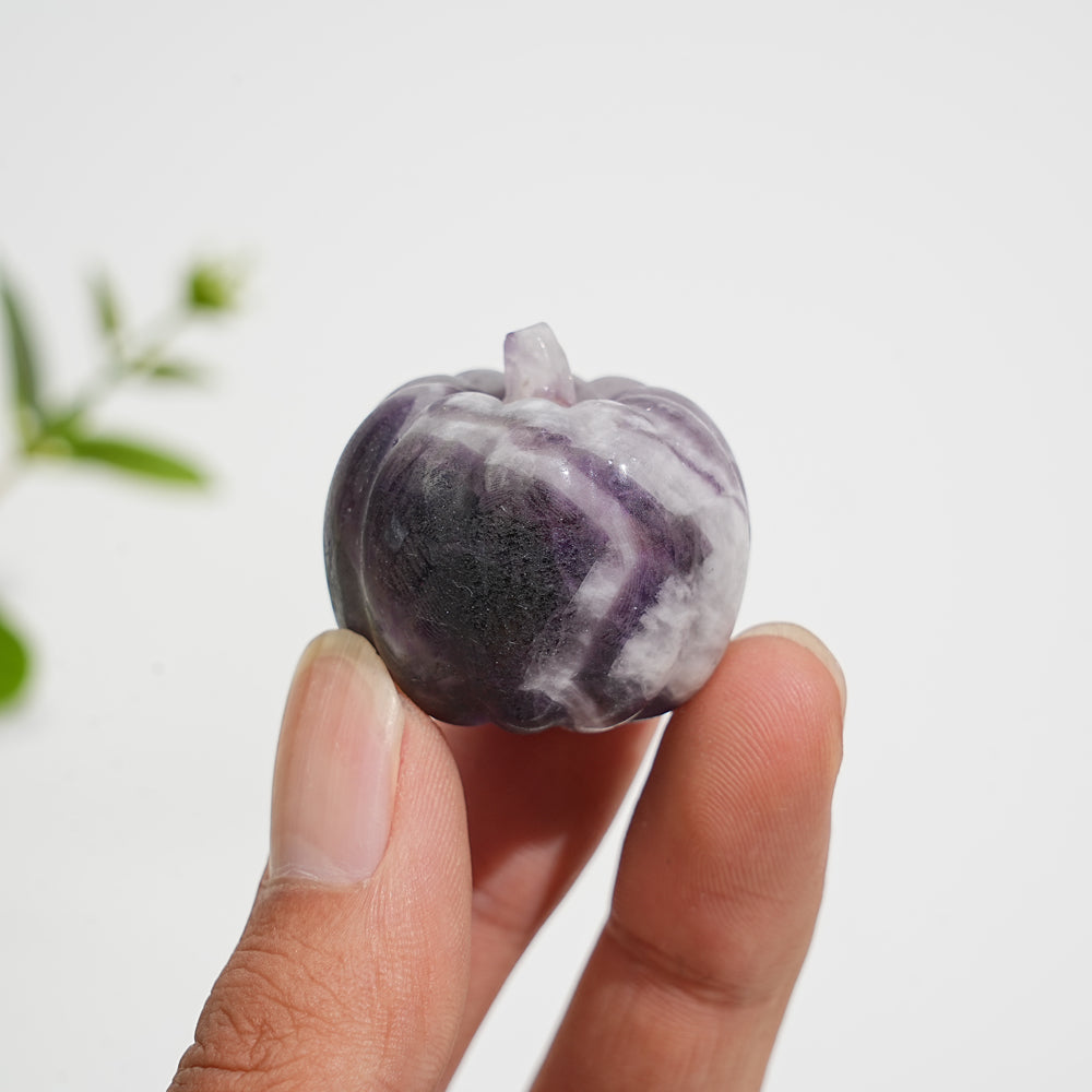 Natural Crystal Carving Small Pumpkin