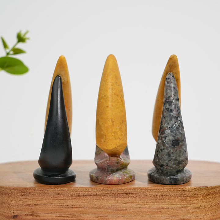 Natural Crystal Carving Exquisite Sailboat