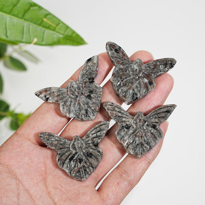 Natural Yooperlite Butterfly Fairy Carving