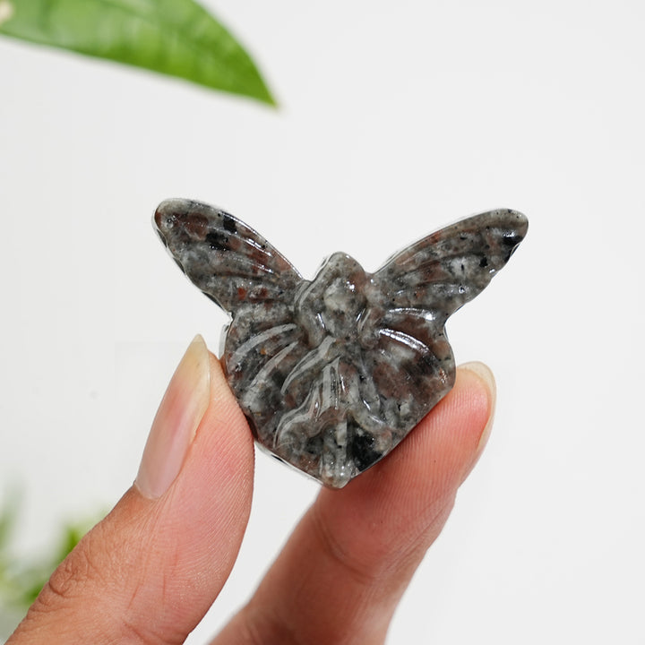 Natural Yooperlite Butterfly Fairy Carving