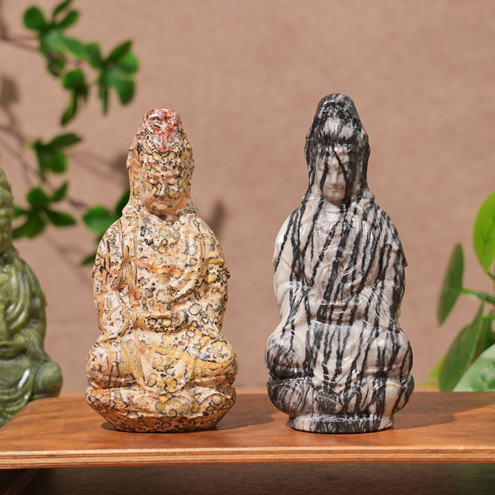 Natural Crystal Carving Guanyin