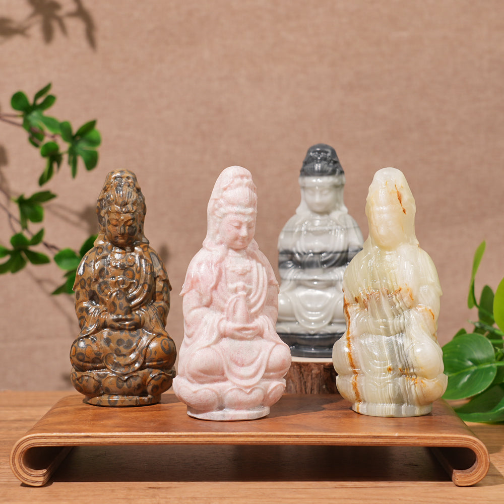 Natural Crystal Carving Guanyin