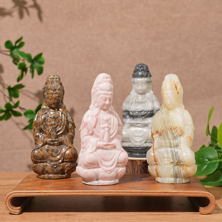 Natural Crystal Carving Guanyin