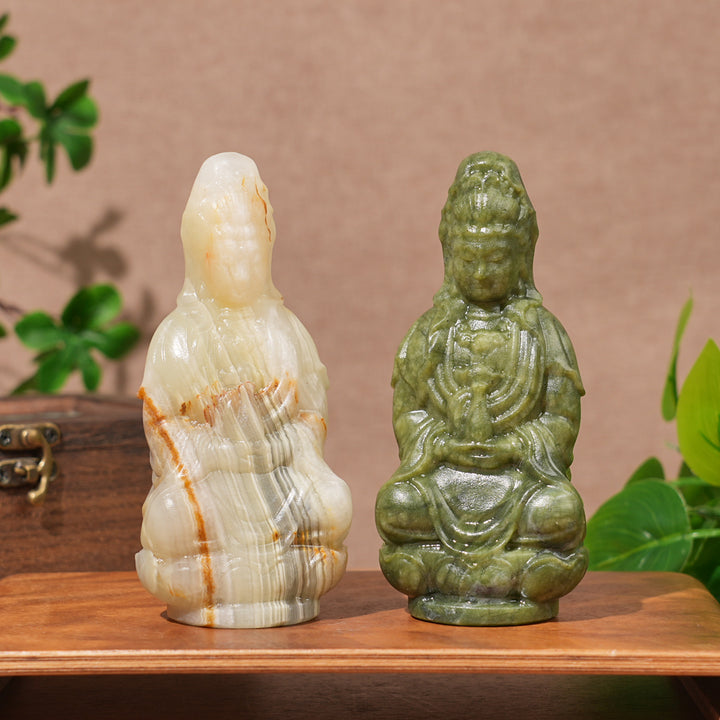 Natural Crystal Carving Guanyin