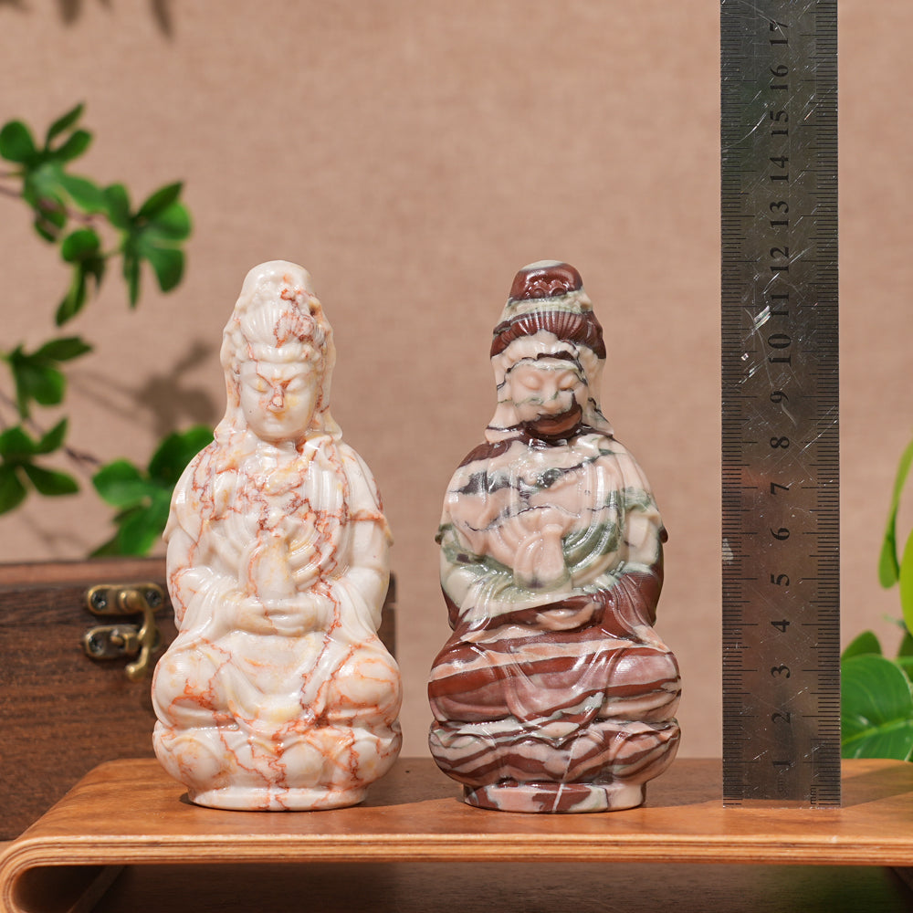 Natural Crystal Carving Guanyin
