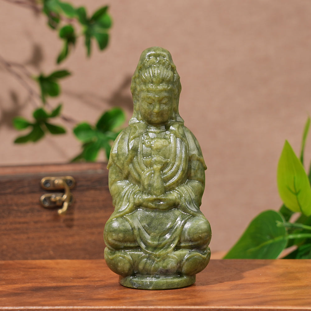 Natural Crystal Carving Guanyin