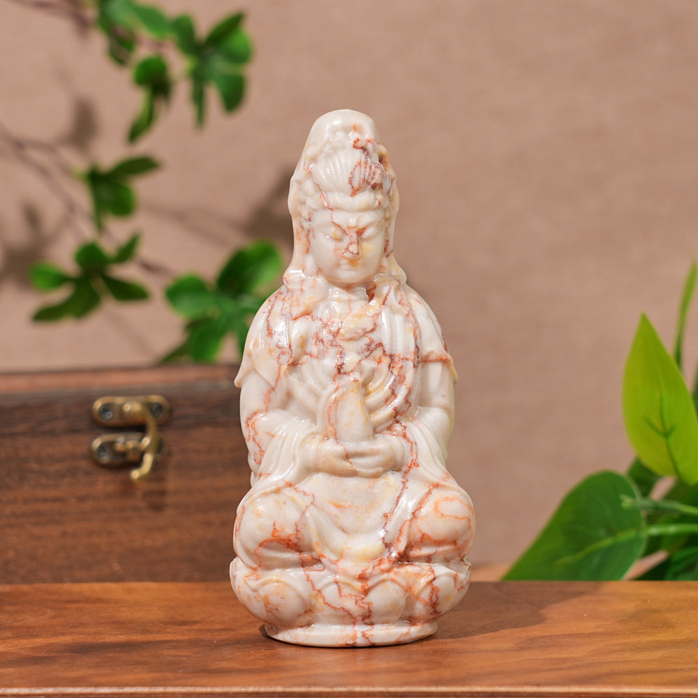 Natural Crystal Carving Guanyin